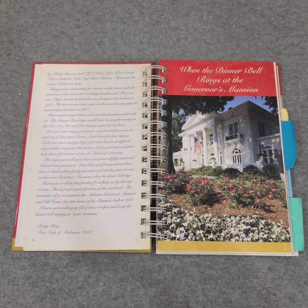 When the Dinner Bell Rings at the Governor's Mansion Patsy Riley AL Cookbook - Picture 4 of 4